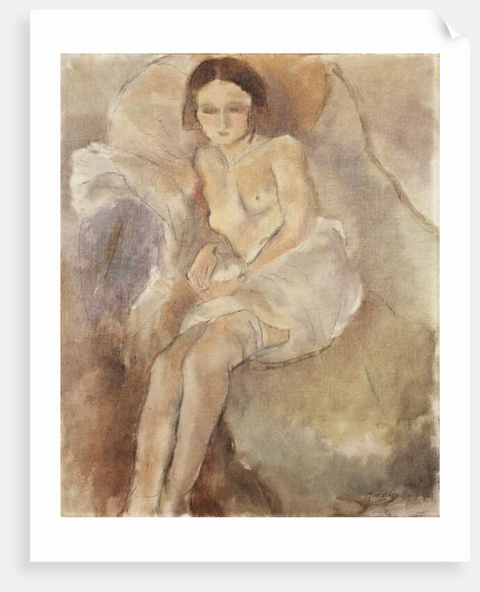 Seated Woman, c.1925-30 by Jules Pascin