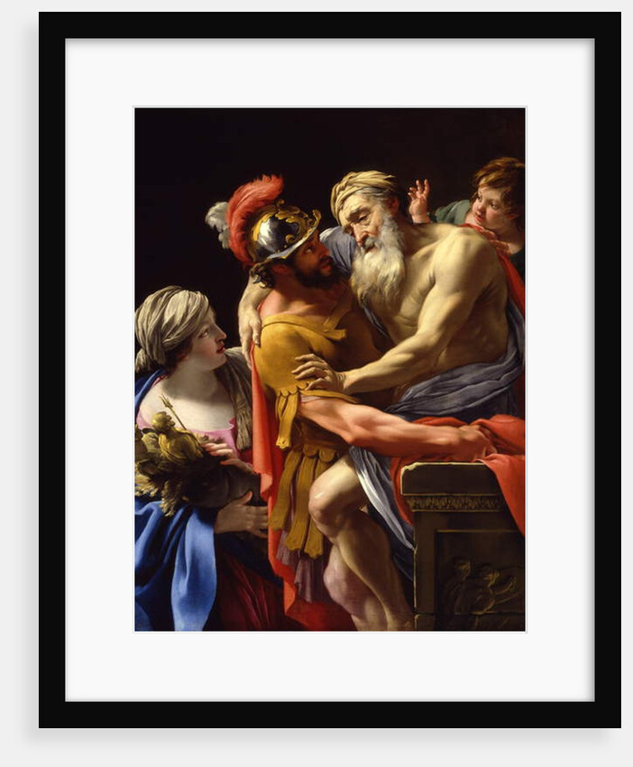 Æneas and His Father Fleeing Troy, c.1635 by Simon Vouet