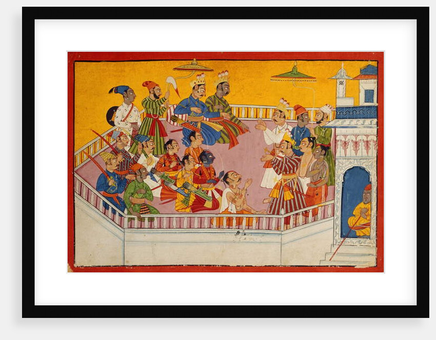 The wedding guests assemble, c.1700 by Indian School