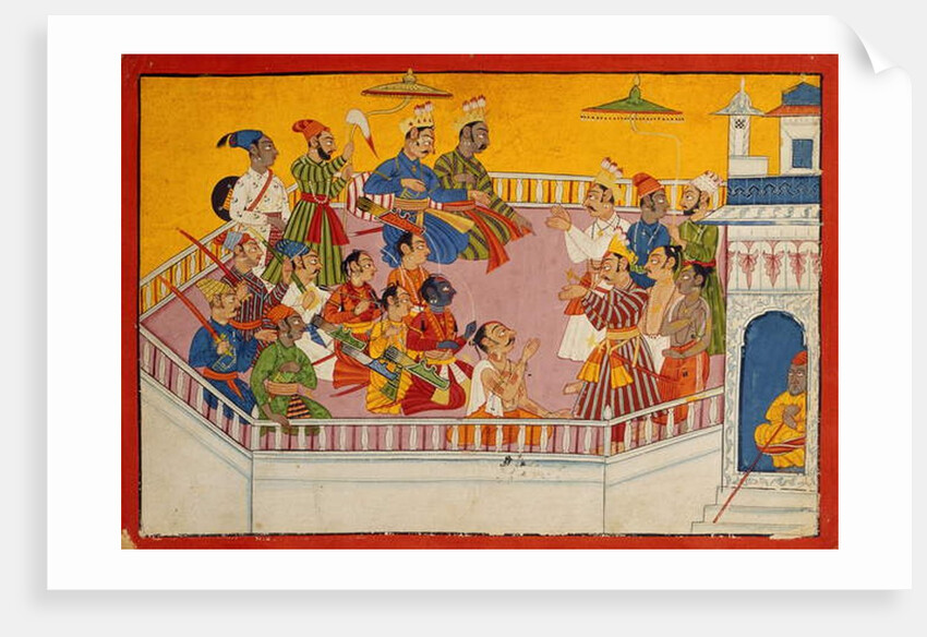 The wedding guests assemble, c.1700 by Indian School