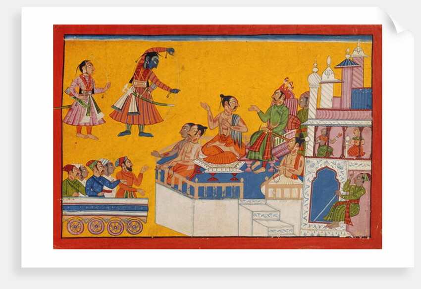 Rama bends his bow, c.1700 by Indian School