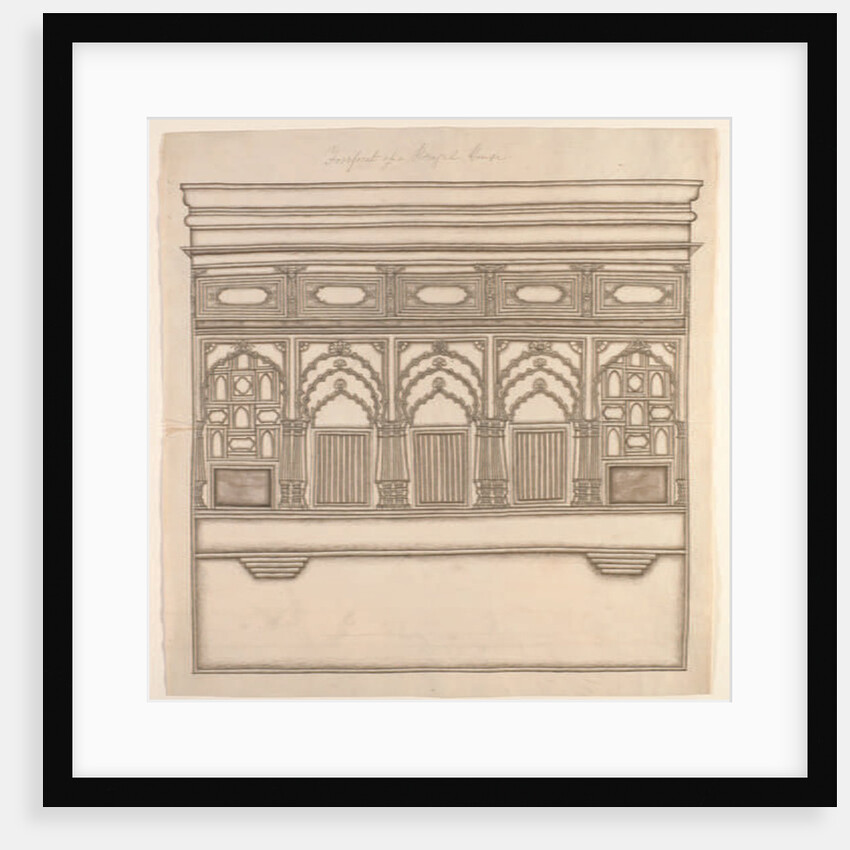 Forefront of a Bengal House, c.1820 by Indian School