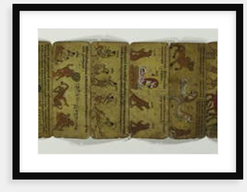 A concertina manuscript, various animal pictures by Nepalese School