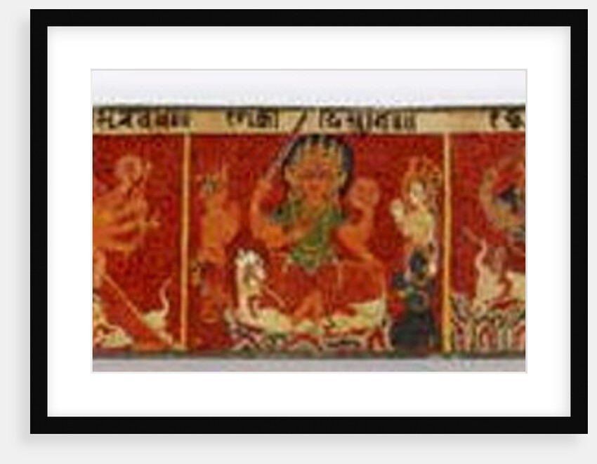 Devimahatmya manuscript cover by Nepalese School