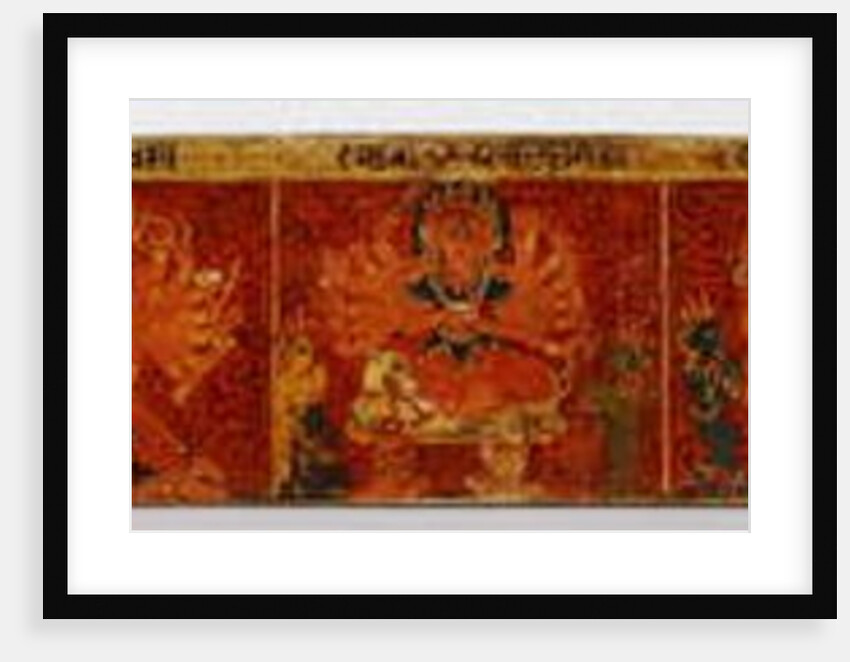 Devimahatmya manuscript cover by Nepalese School