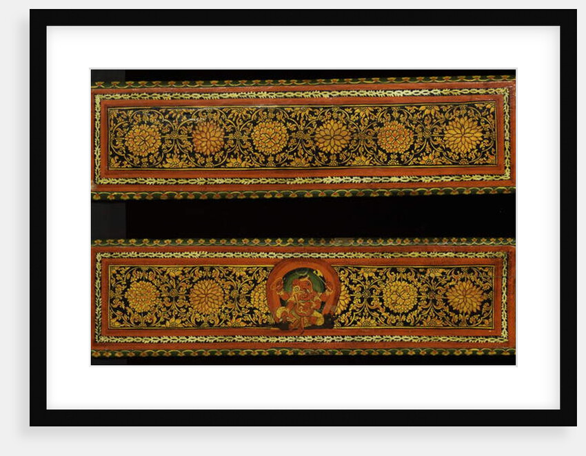 Book covers from a Shaiva manuscript by Nepalese School