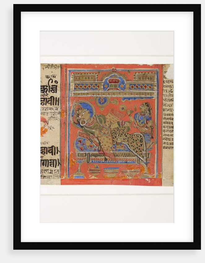 The Brahmani Devananda on her couch by Indian School