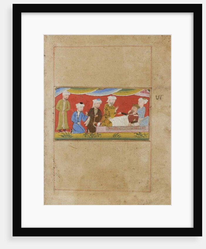 The ailing Alexander dictates his will, c.1475 by Indian School