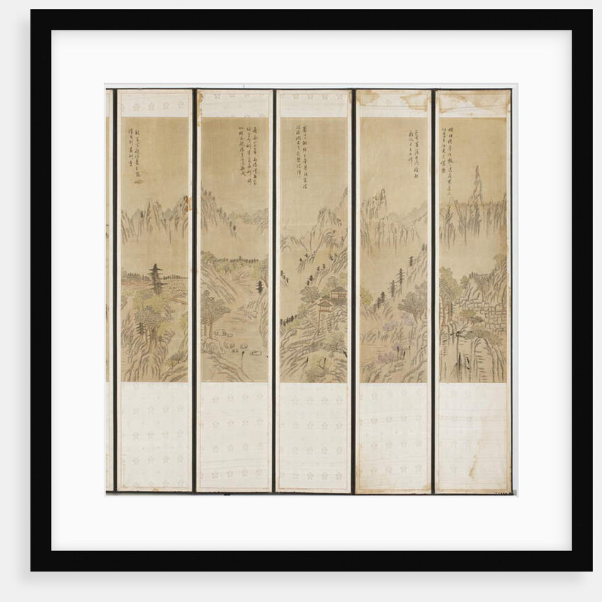 Landscape Scenes, Choson dynasty by School Korean