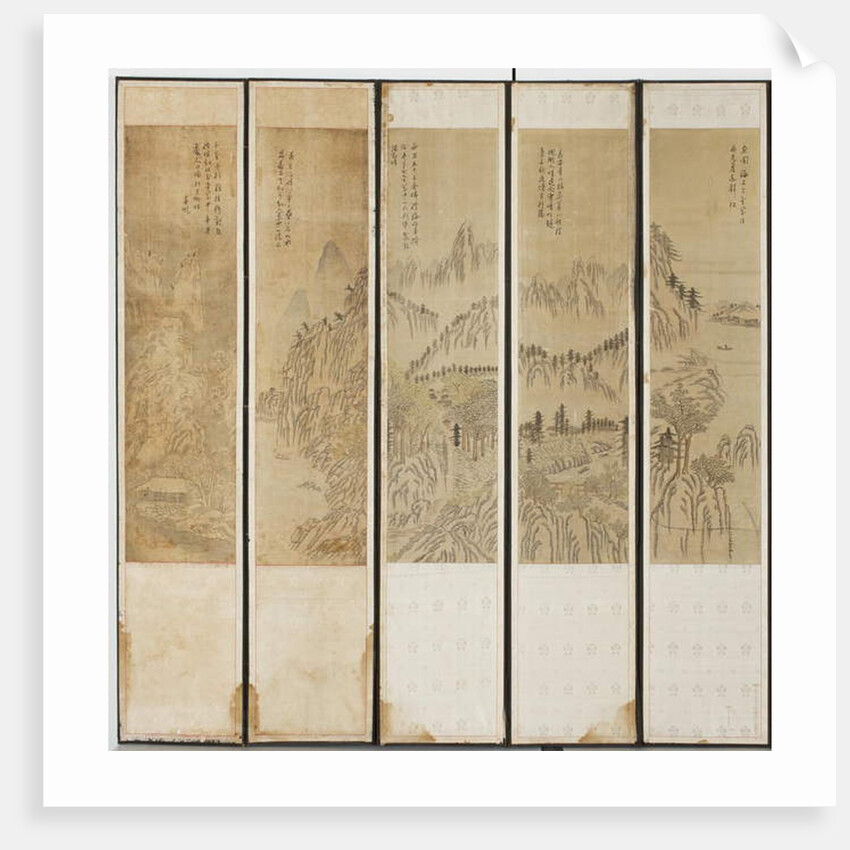 Landscape Scenes, Choson dynasty by School Korean