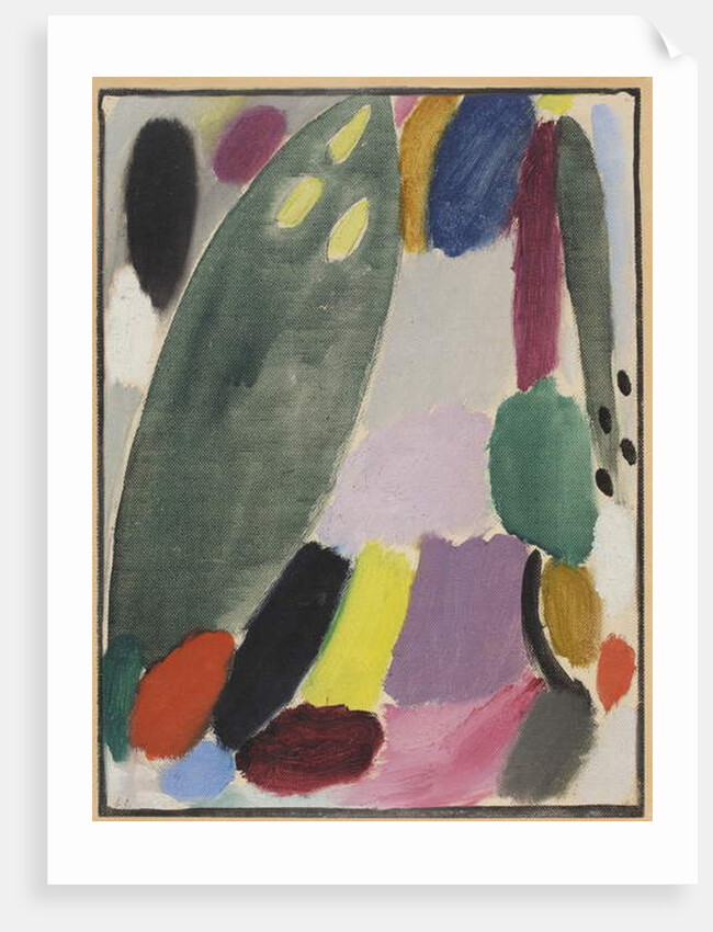 Variation: Inclination, 1919 by Alexej von Jawlensky