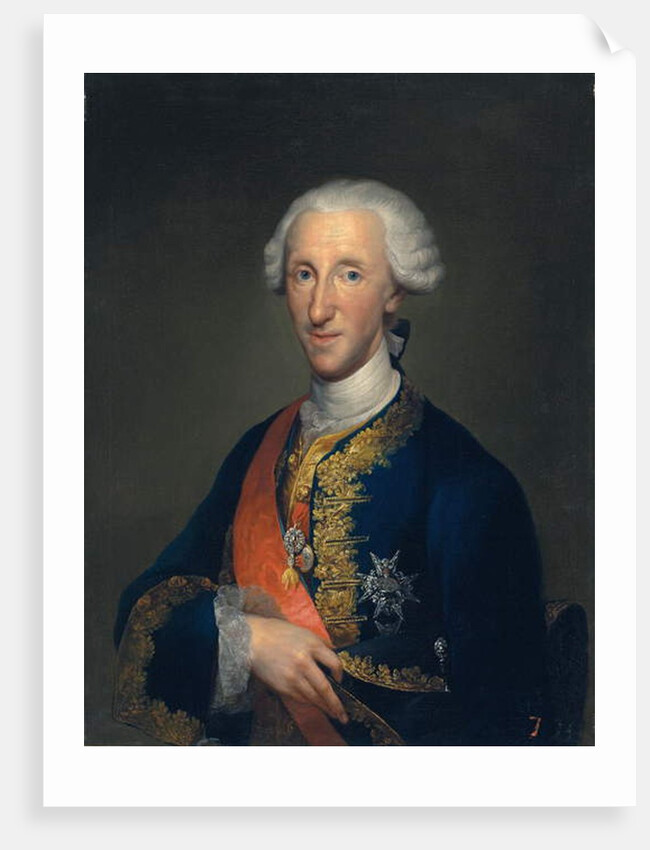 Portrait of Don Luis de Borbón, Infante of Spain,1769 by Anton Raphael Mengs