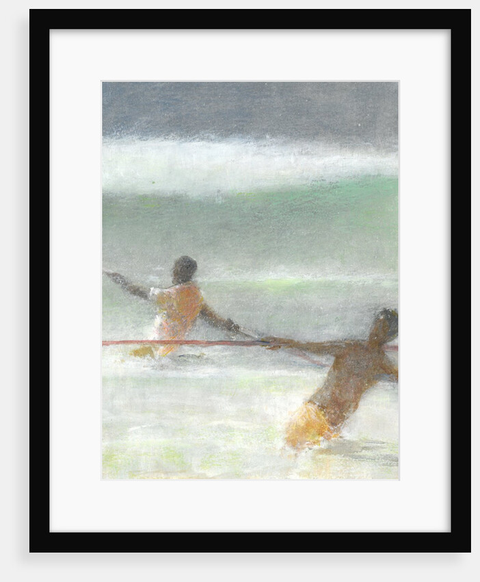 Fishermen Hauling Nets, 2015 by Lincoln Seligman