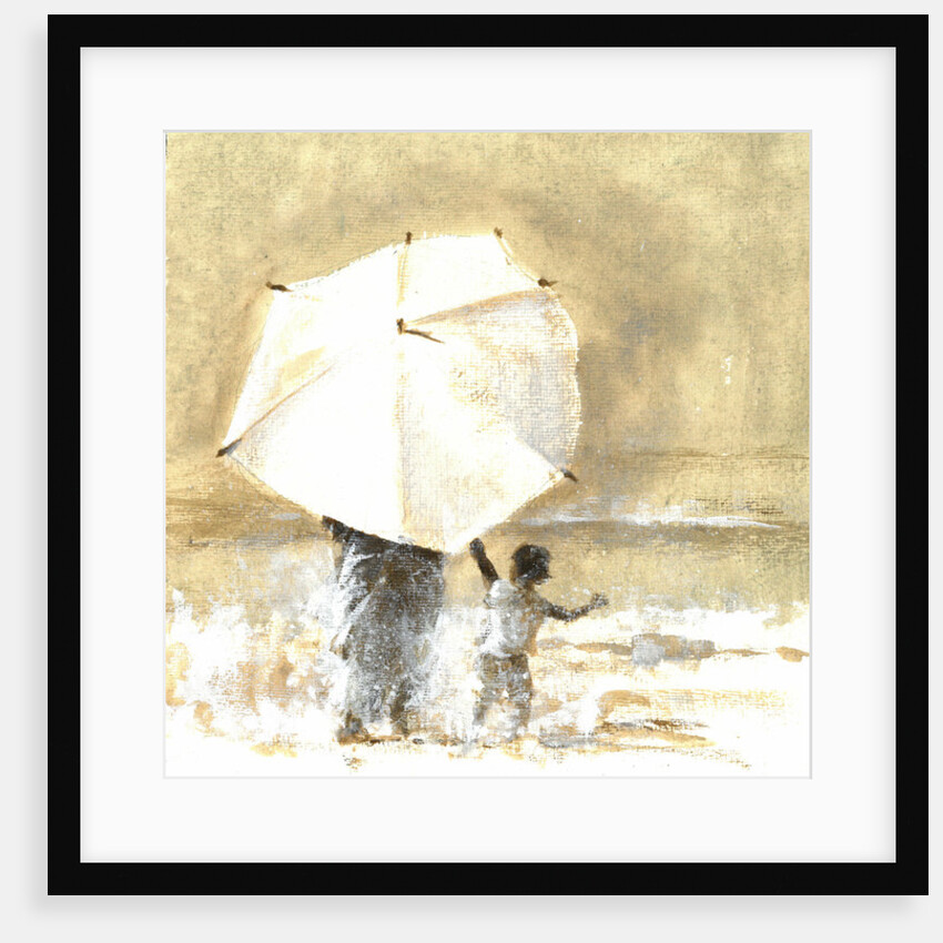 Umbrella and Child 2, 2015 by Lincoln Seligman