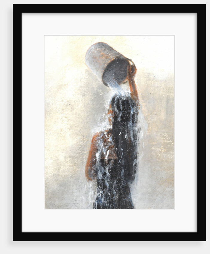 Girl Showering, 2015 by Lincoln Seligman