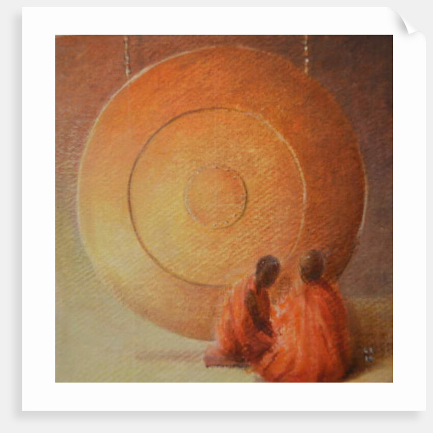 Monk, Gong and Pupil by Lincoln Seligman