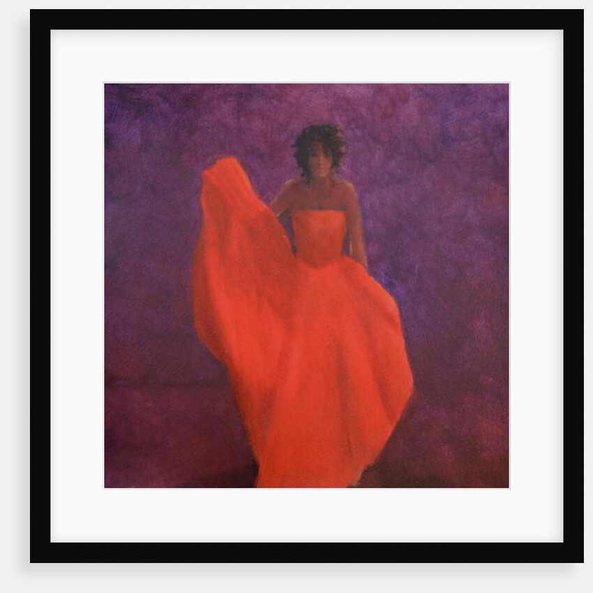 Girl in Red Dress by Lincoln Seligman