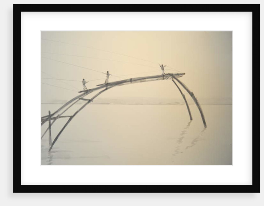 Fishing Nets Cochin 2 by Lincoln Seligman