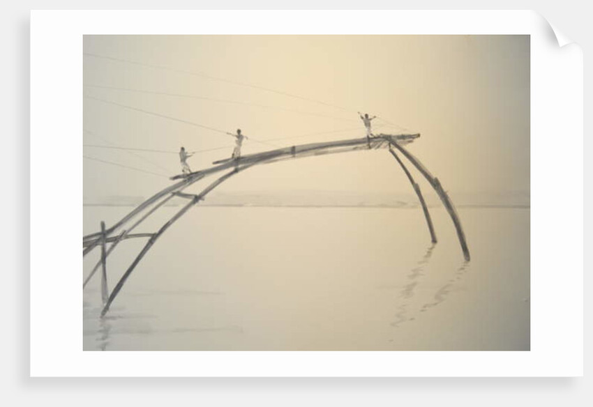 Fishing Nets Cochin 2 by Lincoln Seligman