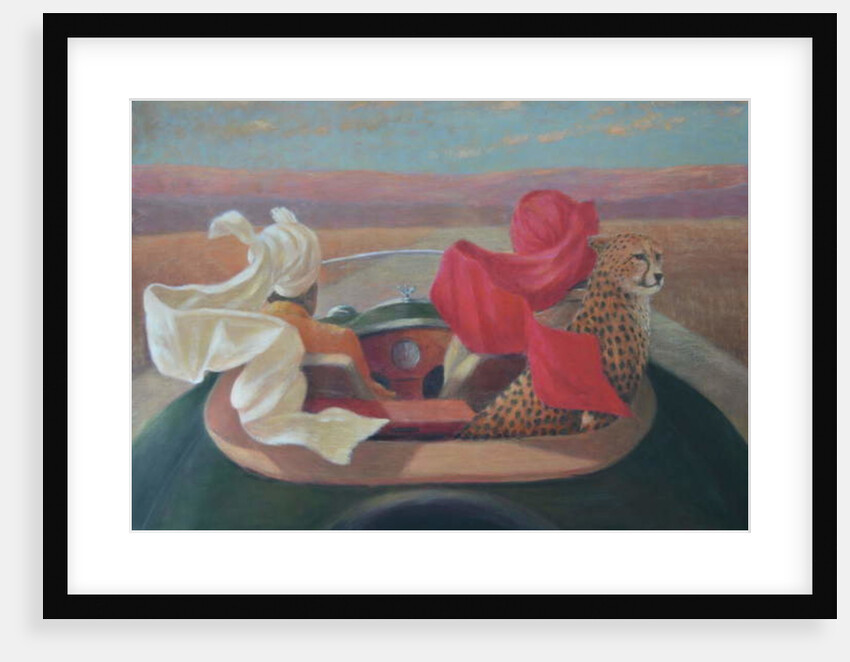 Racing Green and Cheetah by Lincoln Seligman