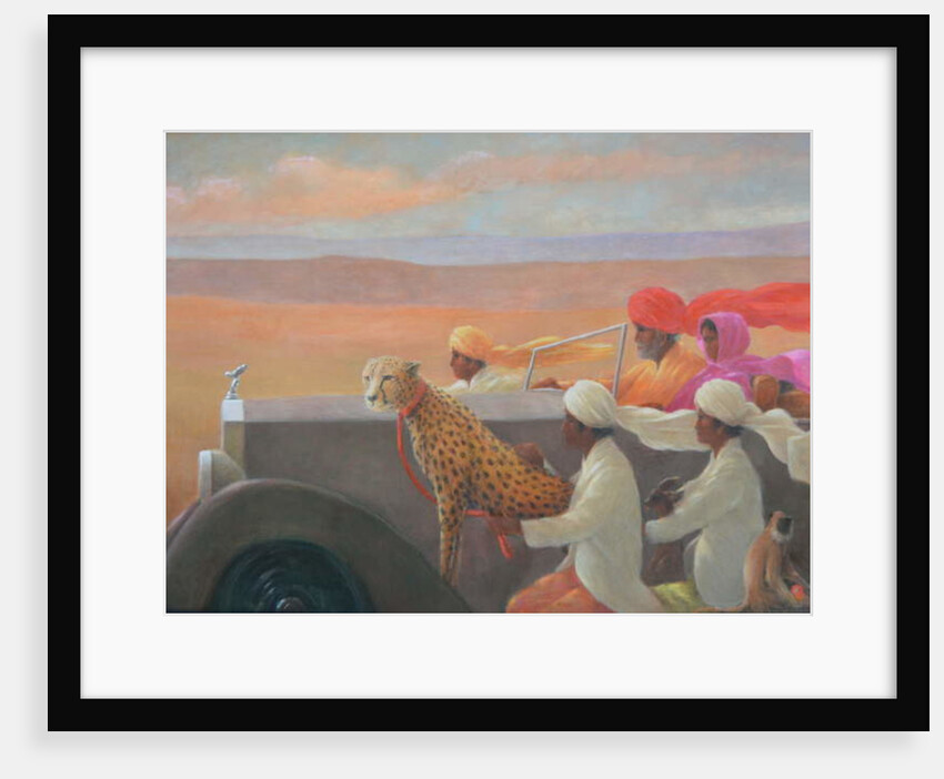 Big Red Turban by Lincoln Seligman