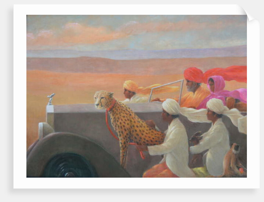 Big Red Turban by Lincoln Seligman