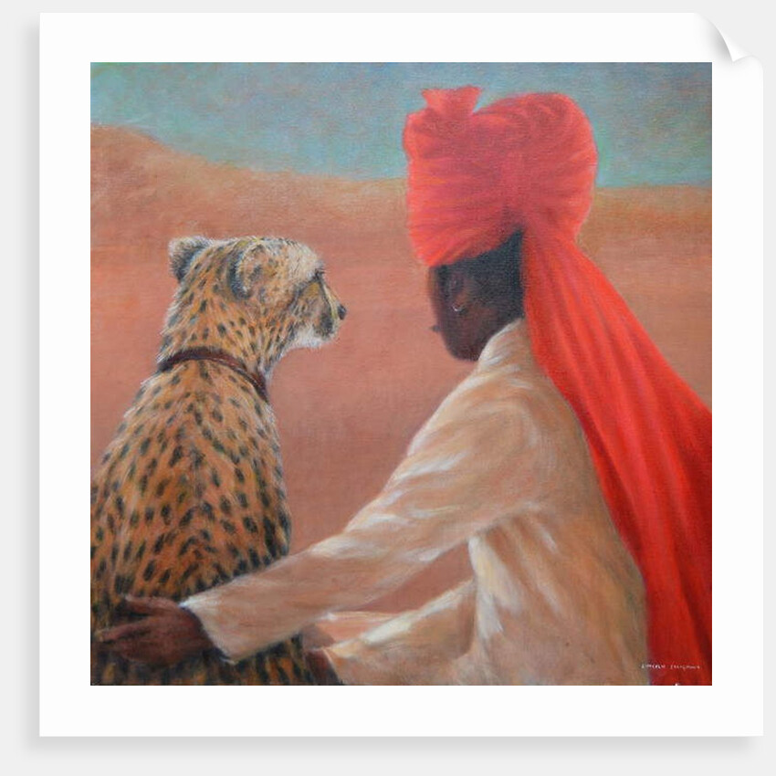Palace Guard + Cheetah, 2019 by Lincoln Seligman