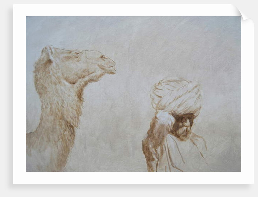 Rabari leading camel, 2019 by Lincoln Seligman