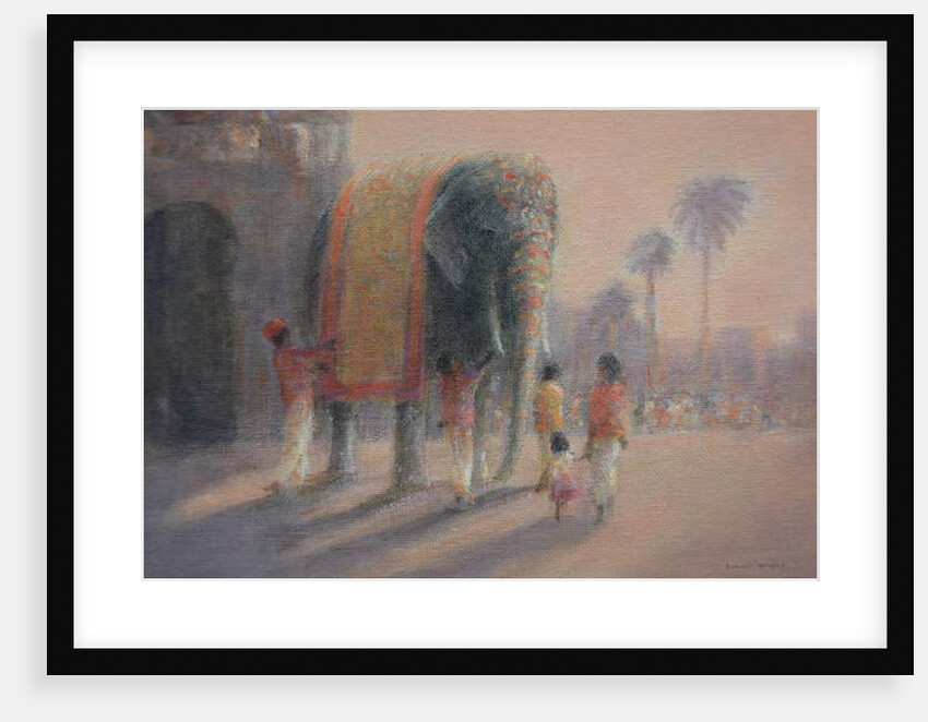 Painted Elephant, 2019 by Lincoln Seligman