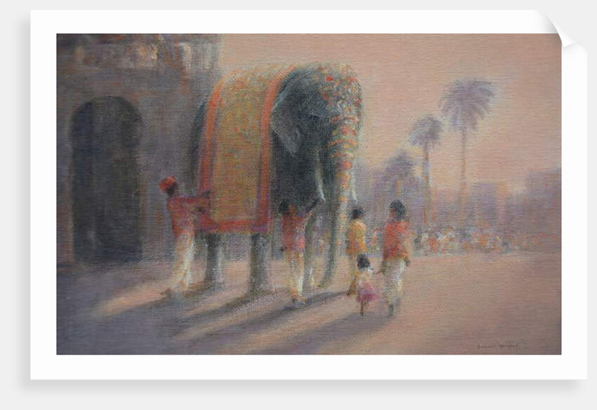 Painted Elephant, 2019 by Lincoln Seligman