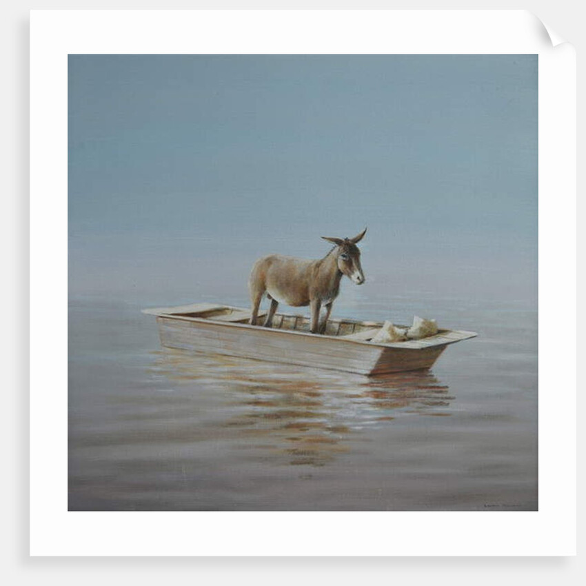 Donkey on the River, 2019 by Lincoln Seligman