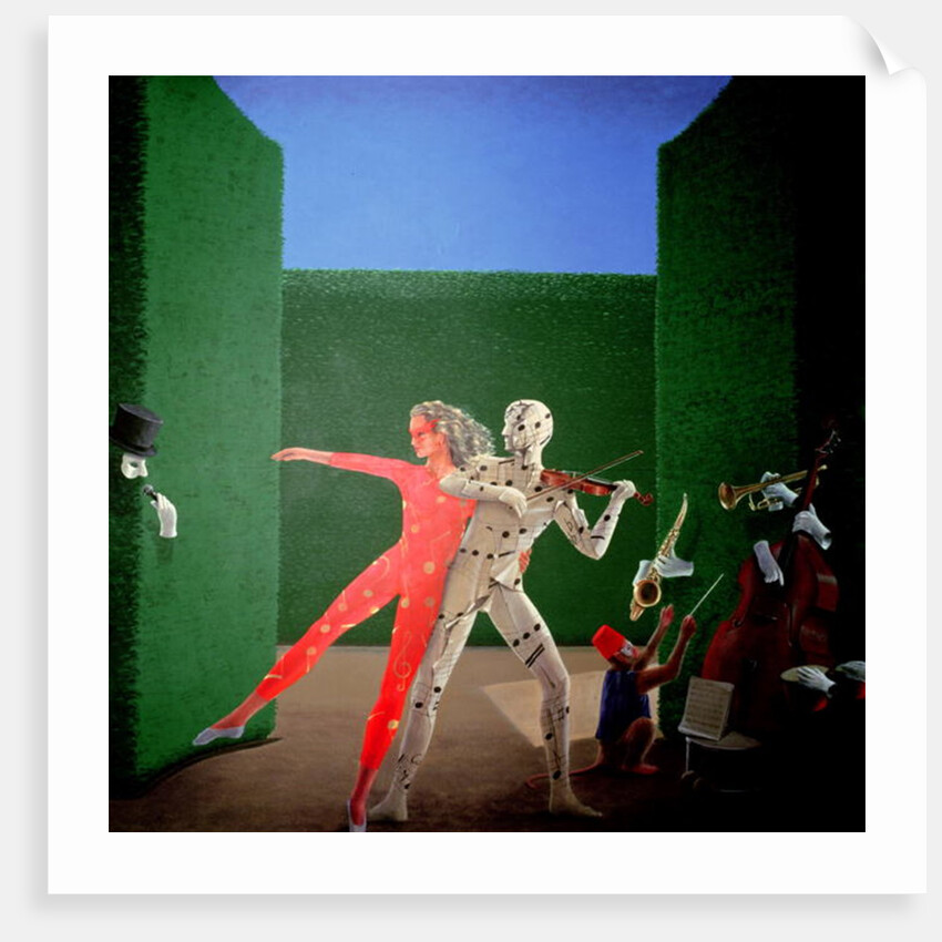 Berkley Hotel Murals - 2 by Lincoln Seligman