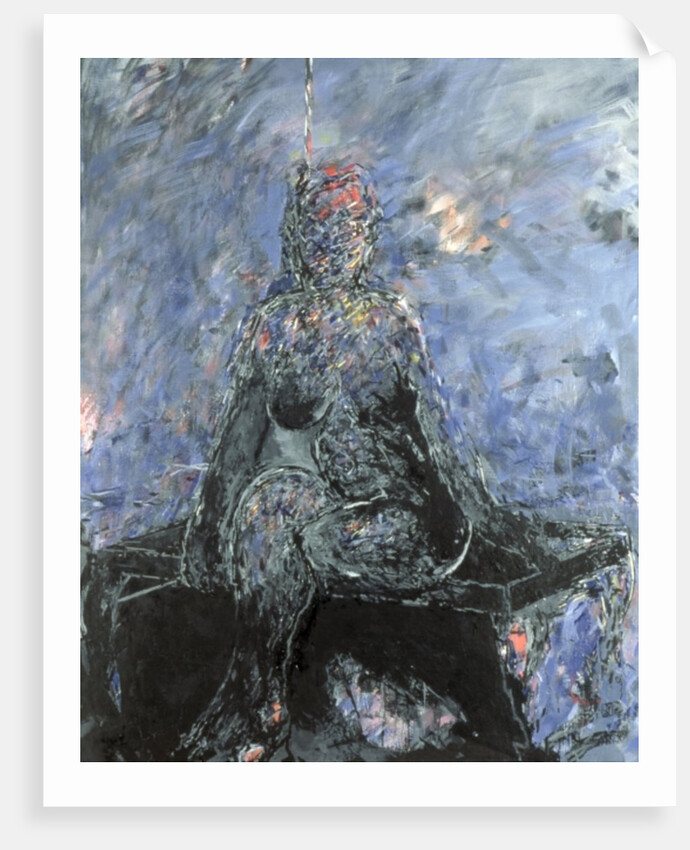 Woman on a banquette, 1984 by Stephen Finer