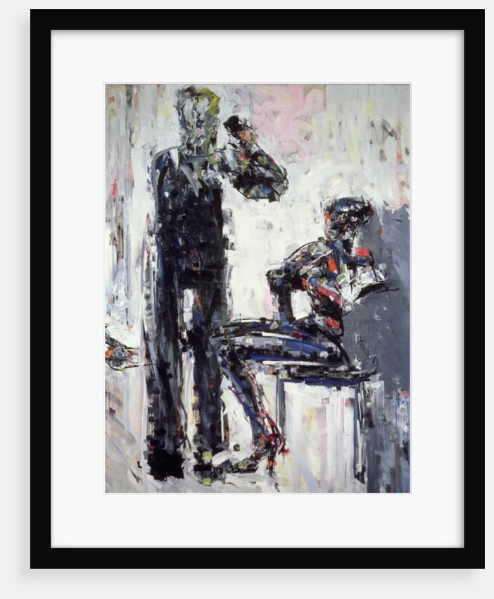 David Bowie and Iman, 1995 by Stephen Finer