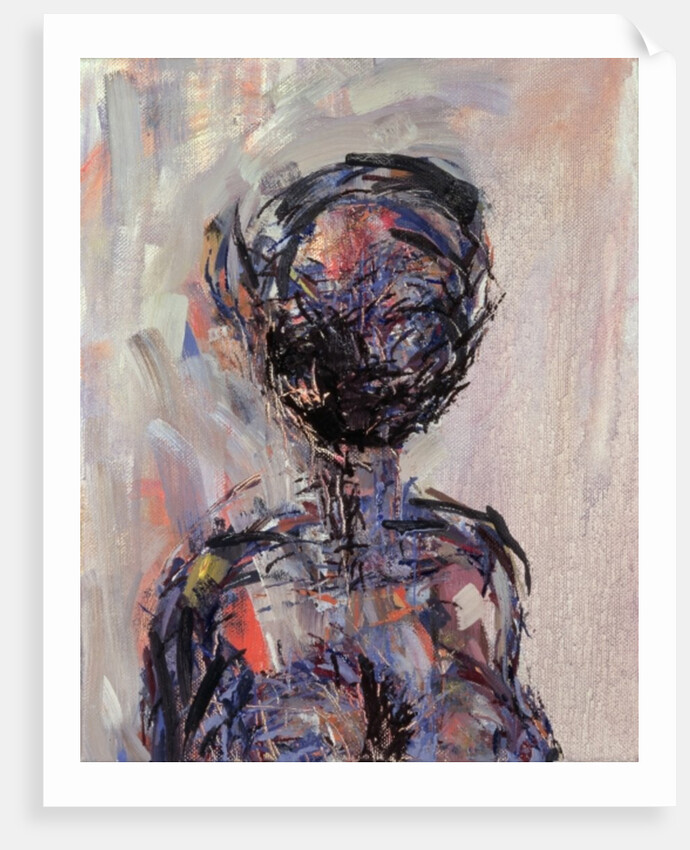 Iman, left hand panel of Diptych, 2000 by Stephen Finer