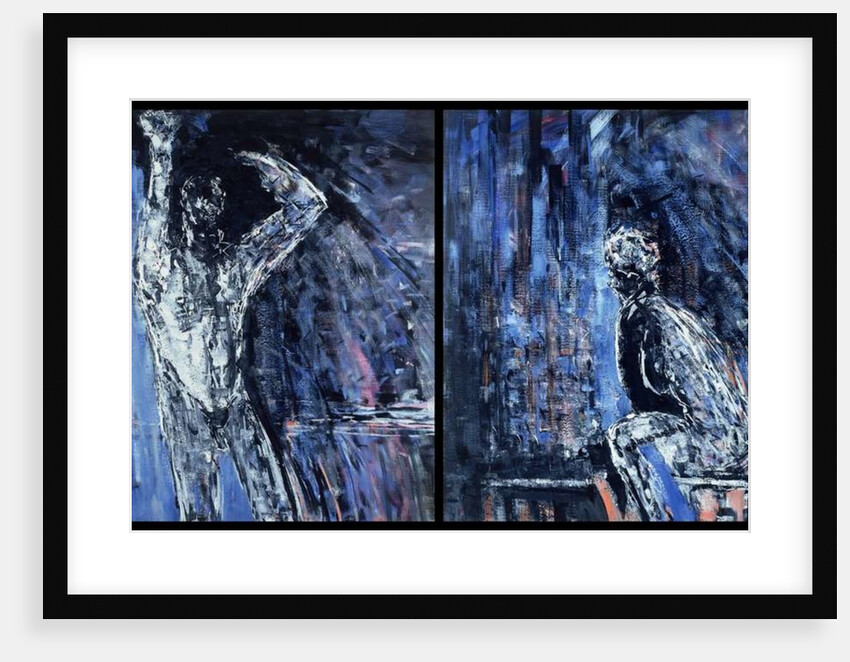 Naked woman and naked man, 1990 by Stephen Finer