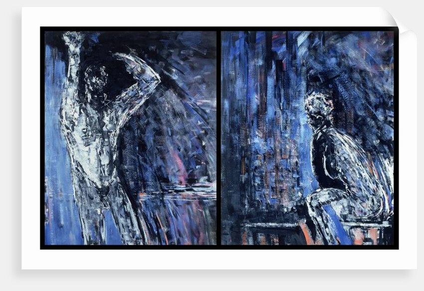 Naked woman and naked man, 1990 by Stephen Finer