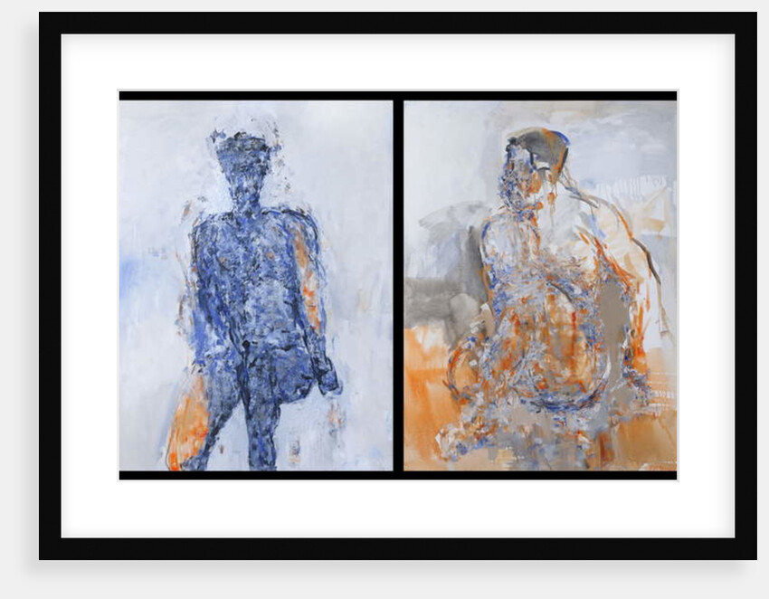 Diptych of Duncan Hume dancing aged 38, 2011 by Stephen Finer