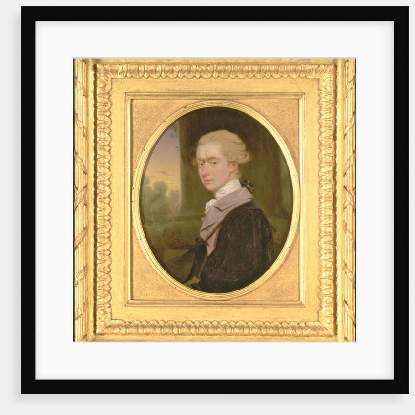 George John Spencer, Viscount Althorp while a student at Trinity College, Cambridge, 1777 by John Downman