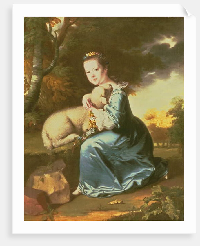 Miss Frances Warren, early 1760s by Joseph Wright of Derby