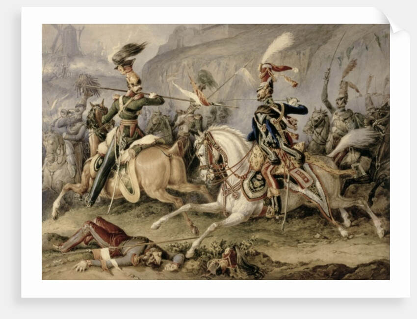 The Cavalry Battle, 1830 by William Heath