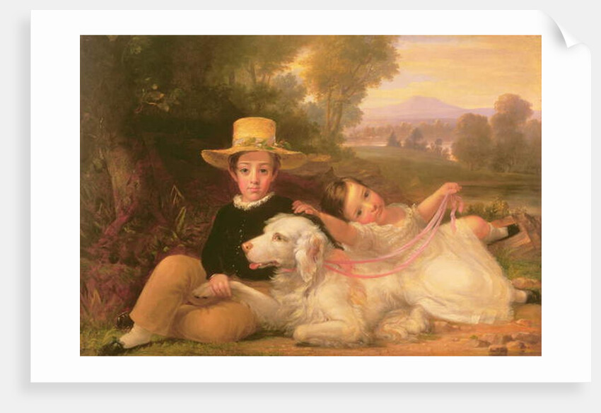 Portrait of Two Children by George Henry Harlow