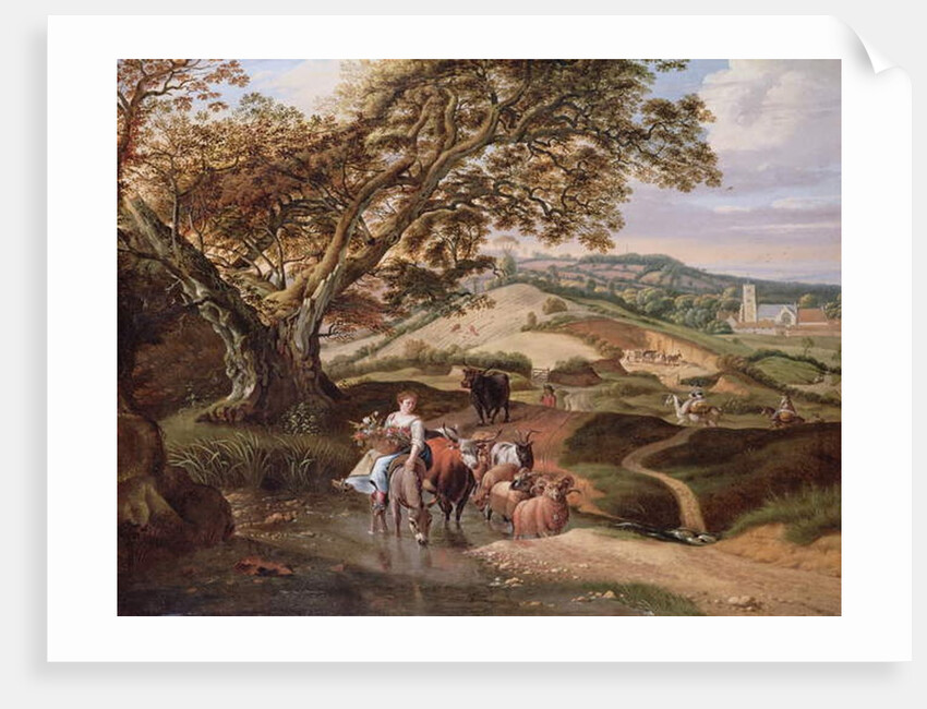 A Pastoral Landscape, 1684 by Jan Siberechts