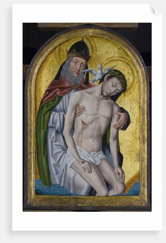 The Holy Trinity by (1375/8-1444) Master of Flemalle