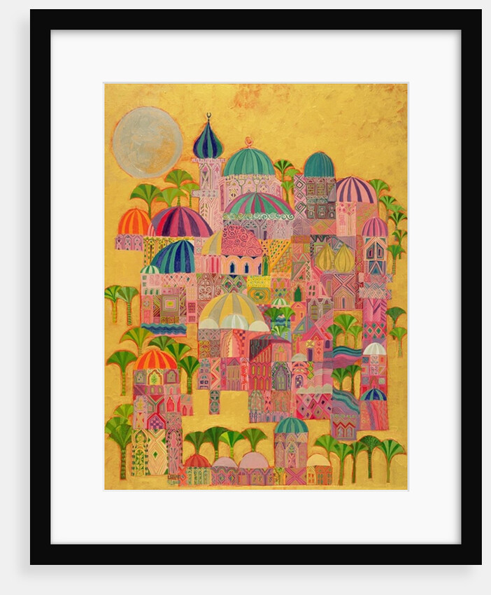 La ville dorée, 1993-94 by Laila Shawa