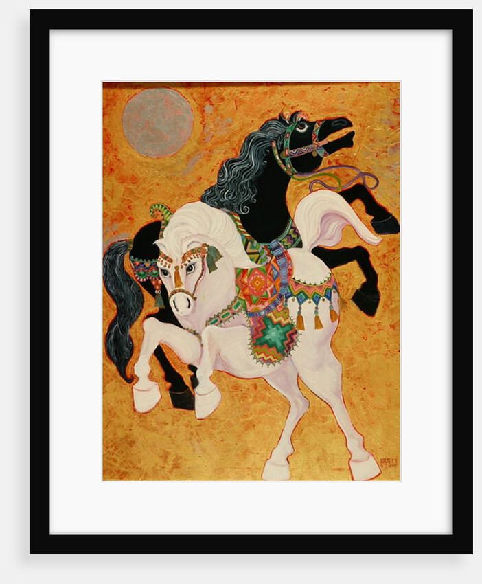 Antar and Abla, 1989 by Laila Shawa