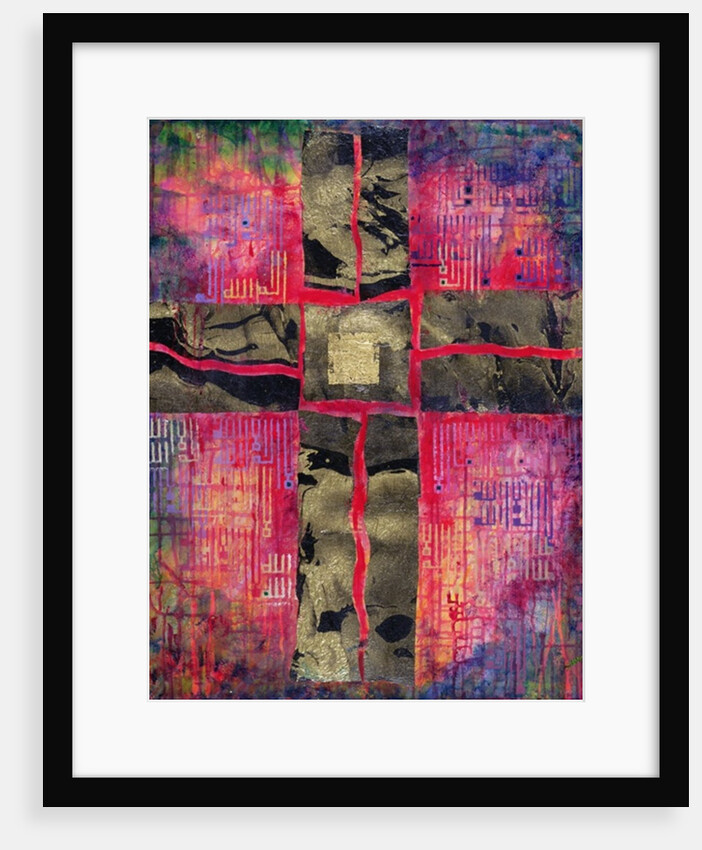 Divided Cross, 2000 by Laila Shawa