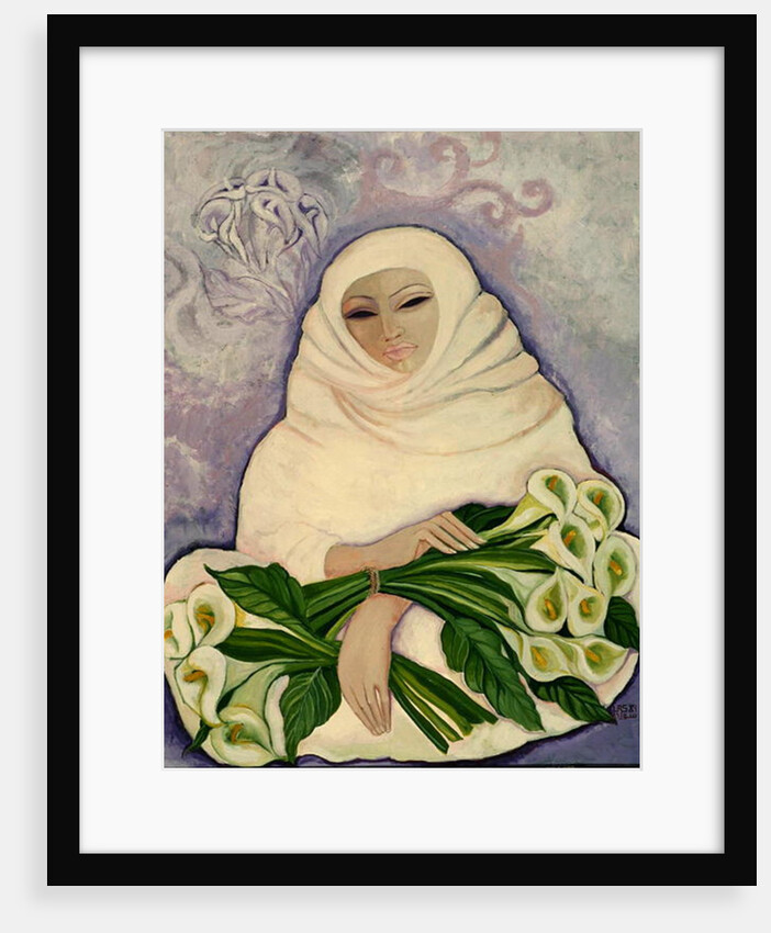The Lily Seller, 1989 by Laila Shawa