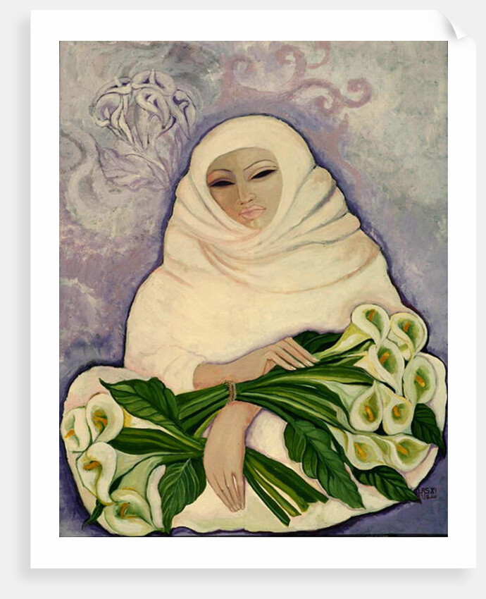 The Lily Seller, 1989 by Laila Shawa