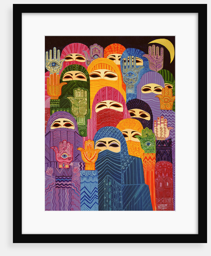 Les mains de Fatima, 1989 by Laila Shawa